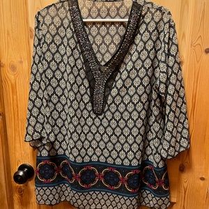 Sheer Indian Style Top